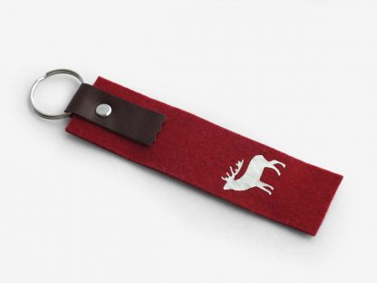 Schlüsselanhänger CERVO rot