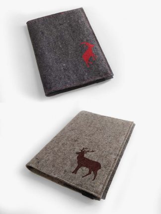 DINA.fünf Buchumschlag Wollfilz